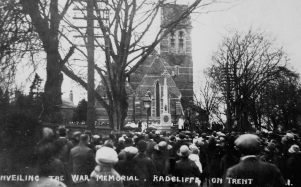 Unveiling of War Memorial