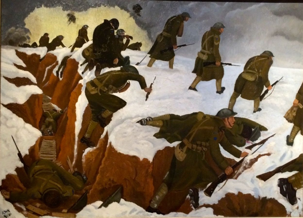 ‘Over the Top’ 1st Artists Rifles at Marcoing 30th December 1917 by John Nash ‘Over the Top’ 1st Artists Rifles at Marcoing 30th December 1917 by John Nash